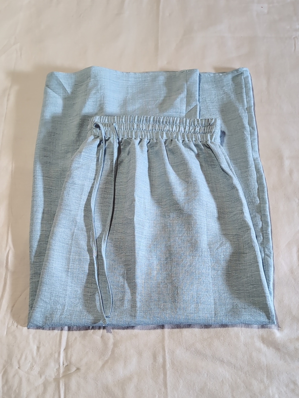Halara High Waisted Drawstring Maxi Linen-Feel Casual Skirt